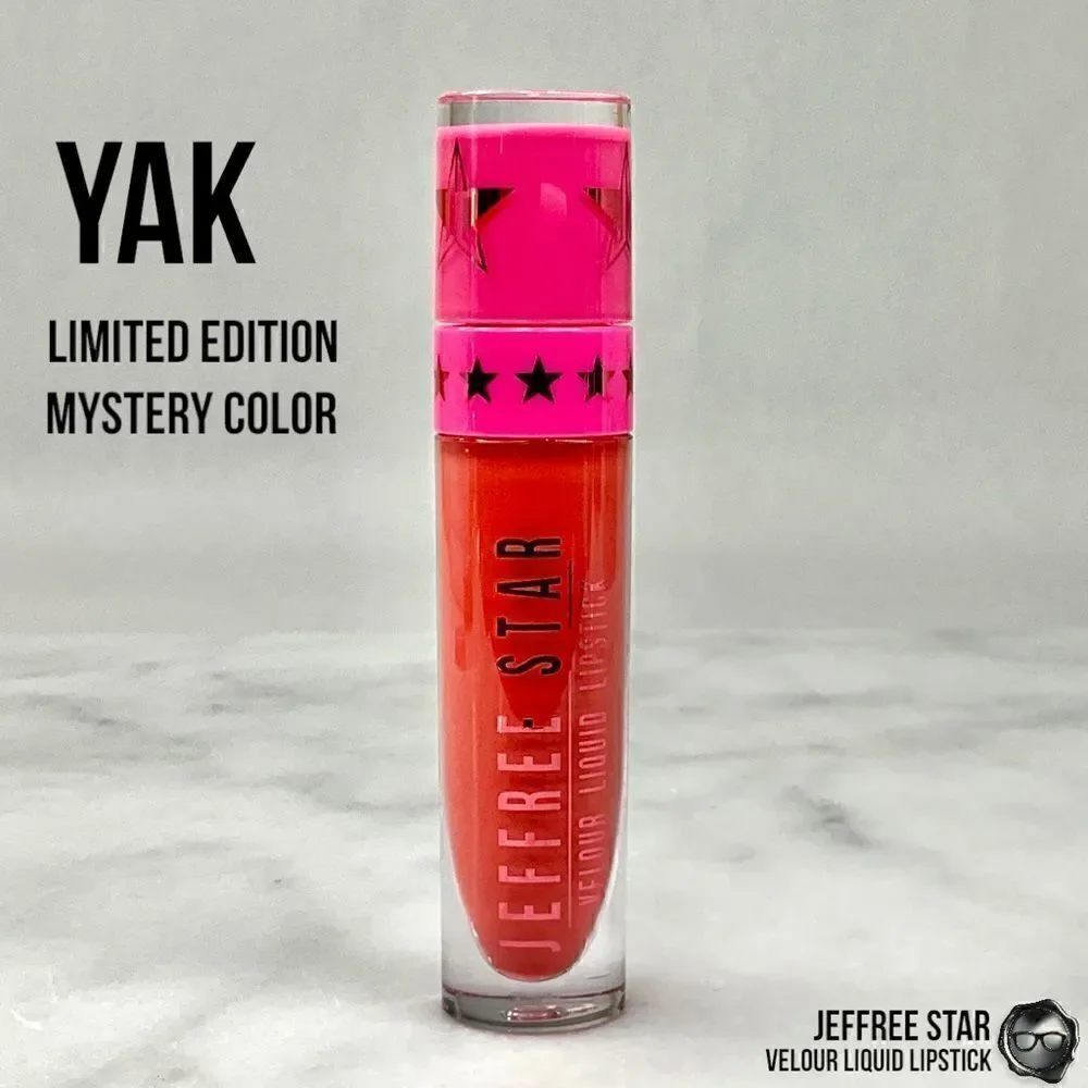 JEFFREE STAR VELOUR LIQUID LIPSTICK IN MYSTERY COLOR YAK FULL PIGMENT LIP COLOR